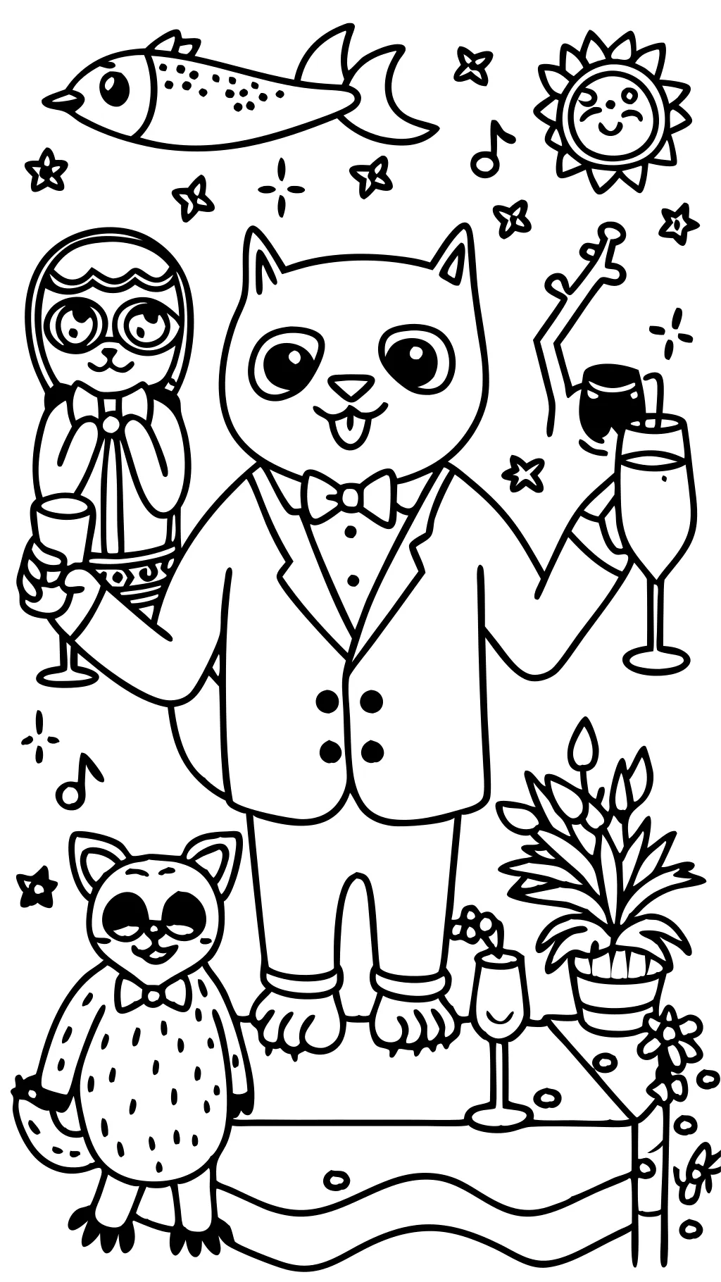 adult funny coloring pages